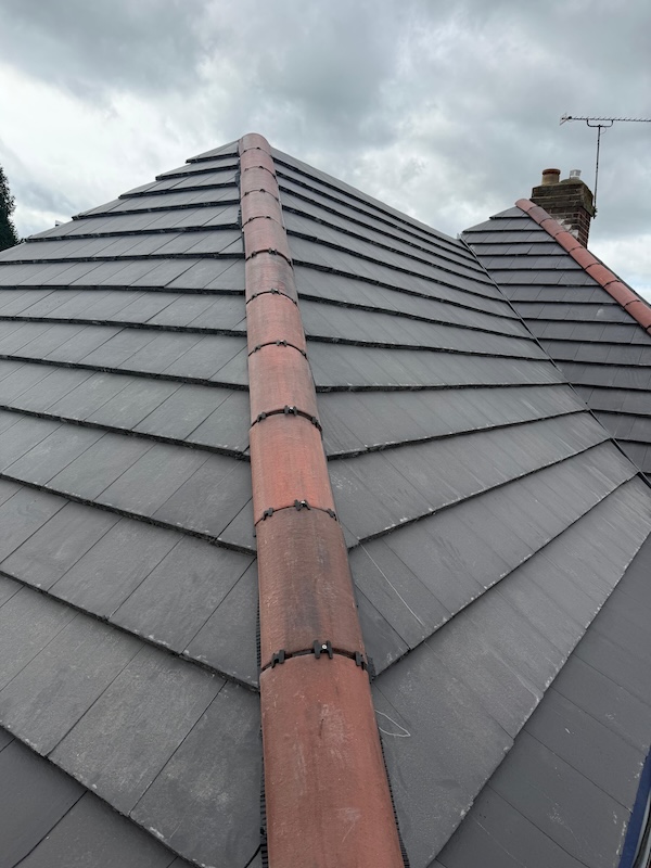 Completed new roof installation in West Yorkshire