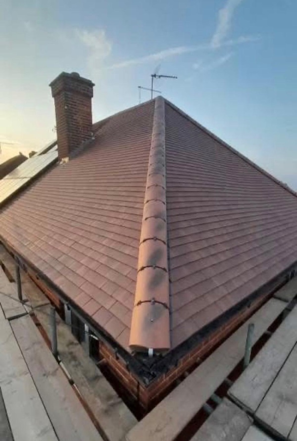 New roof with dry verge detailing in West Yorkshire